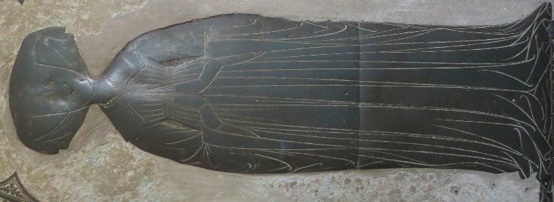 Horley - St Barts lady 1420 with later inscription